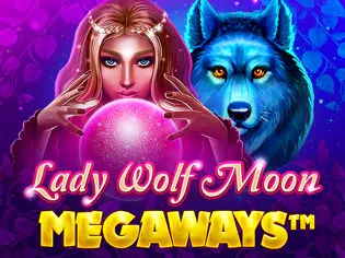 Lady Wolf Moon Megaways game thumbnail